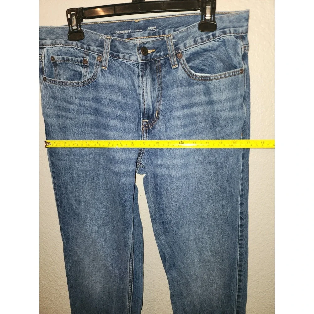 Old Navy Men's Jeans, 34x34‎ , Loose Fit, Medium Wash, 34x32, See Measurements